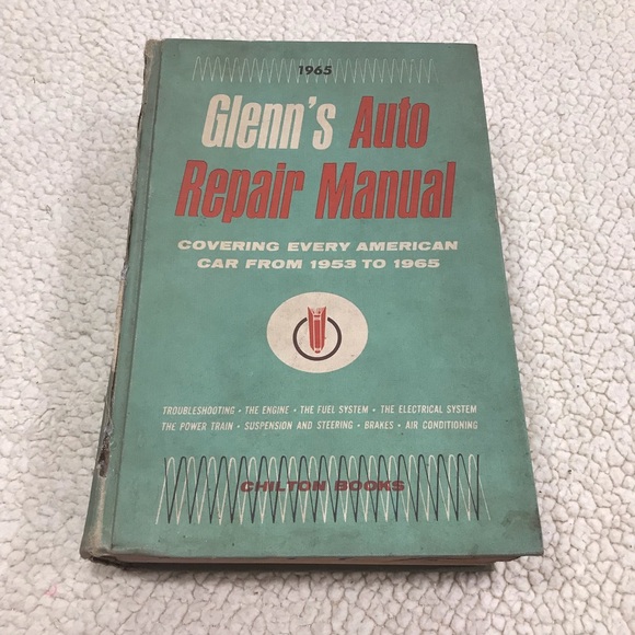 Vintage Glenn's Auto Repair Manual Every American Car 1953 to 1965 Chilton Book - Picture 1 of 16